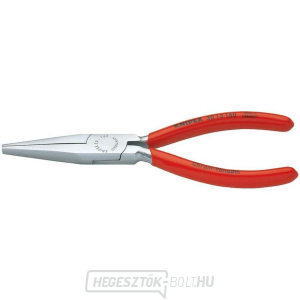 Langbeck 160 mm-es lapos fogó (meghosszabbított pofákkal) KNIPEX 30 13 160 - krómozott, műanyag hüvelyekkel gallery main image