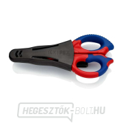 Kombinált villanyszerelő olló 155 mm KNIPEX 95 05 155 SB - krómozott, többkomponensű hüvelyek Előnézet 