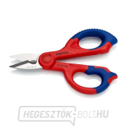 Kombinált villanyszerelő olló 155 mm KNIPEX 95 05 155 SB - krómozott, többkomponensű hüvelyek Előnézet 