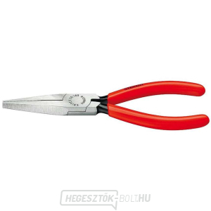 Langbeck 190 mm-es lapos fogó (meghosszabbított állkapcsokkal) KNIPEX 30 11 190 - csiszolt fej, műanyag hüvelyek gallery main image