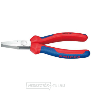 Lapos fogó 160 mm KNIPEX 20 02 160 - csiszolt fej, többkomponensű hüvelyek gallery main image