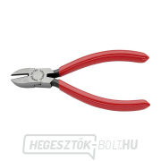 Oldalvágó fogó 125 mm KNIPEX 70 01 125 - polírozott fej, műanyag hüvelyek Előnézet 