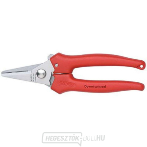 Kombinált olló 140 mm KNIPEX 95 05 140 - krómozott, többkomponensű hüvelyek gallery main image