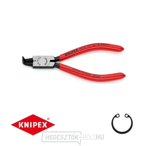 Körkörös fogó 130 mm, belső íves. Knipex - 44 21 J11 - DIN 5256 D. Polírozott, műanyag bevonatú. gallery main image