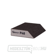 Átlós csiszolótömb 125x90x25mm P40 (250) Előnézet 