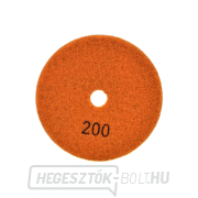 Kőcserép száraz polírozó korong 125mm GR200 (25/250) Előnézet 