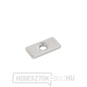 Neodímium mágnes csavarlyukkal 20x10x3mm 2 db-os készlet Előnézet 