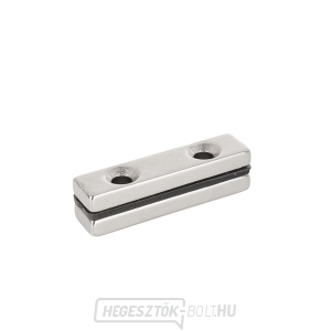 Neodímium lemez mágnes csavaros lyukakkal 40x10x5mm (2) gallery main image