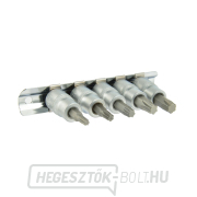 5 darabos torx nyélkészlet T25-50 3/8