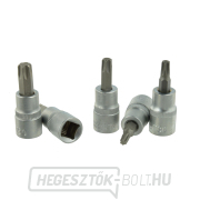 5 darabos torx nyélkészlet T25-50 3/8