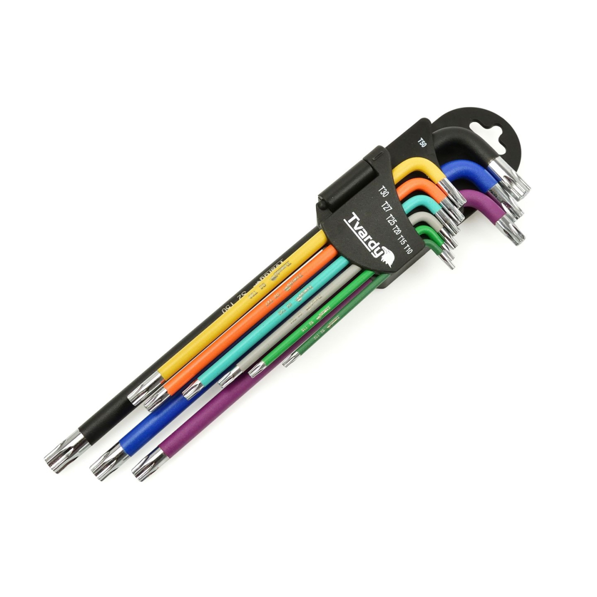 Torx csavarkulcsok hosszú T10-T50 szín 9el. S2 (24)