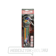 Torx csavarkulcsok hosszú T10-T50 szín 9el. S2 (24) Előnézet 