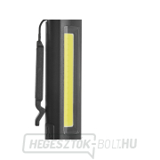 Ellenőrző műhelylámpa mágnessel LED COB 5W + 3W UV lézer 800mAh 400lm IP44 (100) Előnézet 