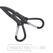 Szállítógumi a csomagok rögzítéséhez + karabiner 10mm x 60cm (60/120) Előnézet 