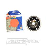 Heidmann/fekete/(100/200) átm. tárcsa 125x22.2x10mm Előnézet 