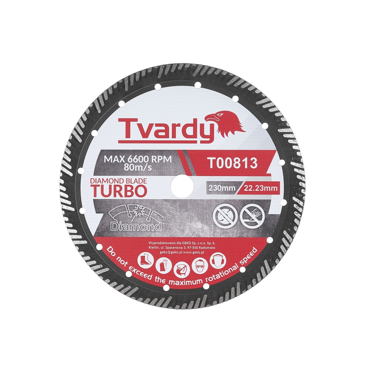 Turbó gyémánt tárcsa 230x15x22.23mm (25)