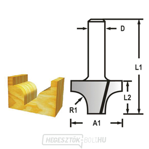 Makita D-48169 Profilmarószár 8 mm, 25,4x16x48 mm gallery main image