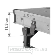 Fortum összecsukható munkaasztal, 850x600mm, magasság 73,5-88,5 cm Előnézet 