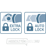 Törőkés fém erősítéssel és tárral, 18 mm-es Auto-lock Előnézet 