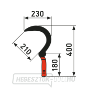 Fűsarló műanyaggal. fogantyú, hossza 40 cm (jobbkezeseknek) Előnézet 