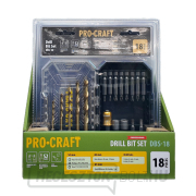 Procraft DBS-18 fúrószár készlet, S2 | DBS-18 Előnézet 