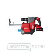 Milwaukee M18 ONEFHXDEL-552C (5,5 Ah) 4 üzemmódú akkus kalapács 26 mm SDS-plus Fixtec anyával és szívófejjel gallery main image