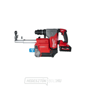 Milwaukee M18 ONEFHXDEL-552C (5,5 Ah) 4 üzemmódú akkus kalapács 26 mm SDS-plus Fixtec anyával és szívófejjel gallery main image