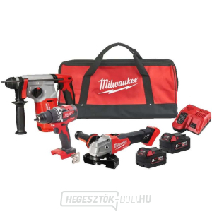 Milwaukee M18FPP3Q-502B akkumulátoros szerszámkészlet, 4933492517 gallery main image