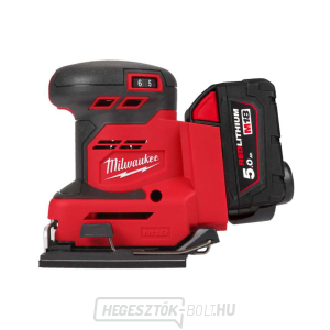 Milwaukee M18 BQSS-502B Akkumulátoros vibrátoros csiszológép (5,0 Ah) gallery main image