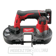 Milwaukee M12 akkumulátoros szalagfűrész BS-402C (4,0 Ah) gallery main image