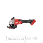 Akkumulátoros sarokcsiszoló 125 mm Milwaukee M18 FSAGV125XB-0X csúszókapcsolóval és fordulatszám-szabályozással, akkumulátor nélkül, 4933478436 Előnézet 