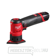 Milwaukee M12 FDSS-422X Akkumulátoros szubkompakt, pontvibrációs csiszológép, 4933479681 Előnézet 