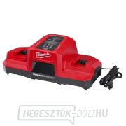 Milwaukee M18 DBSC akkumulátoros töltő, kettős gyorstöltő, 2x M18 foglalat, 4932451079 Előnézet 