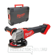 Akkumulátoros sarokcsiszoló 125 mm Milwaukee M18 FSAG125X-0X csúszókapcsolóval, akkumulátor nélkül, + INGYENES Milwaukee sapka Előnézet 