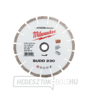 Milwaukee SUDD 230 mm-es gyémánt csiszolókorong - csendes Előnézet 