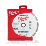 Milwaukee SUDD 230 mm-es gyémánt csiszolókorong - csendes Előnézet 