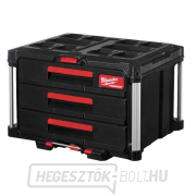 Milwaukee 4932472130 - Kompakt 3 fiókos Packout™ dobozrendszer szervező rendszer Előnézet 