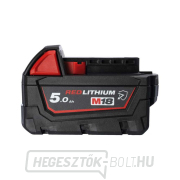 Akkumulátor Milwaukee M18 B5-CR (18 V / 5,0 Ah), M18 REDLITHIUM, vegyszervédelem - olaj- és taktikai ellenállás, 4932479265 Előnézet 