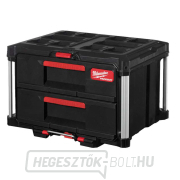 Milwaukee 4932472129 - Compact Packout™ 2 fiókos rendszerszervező doboz Előnézet 