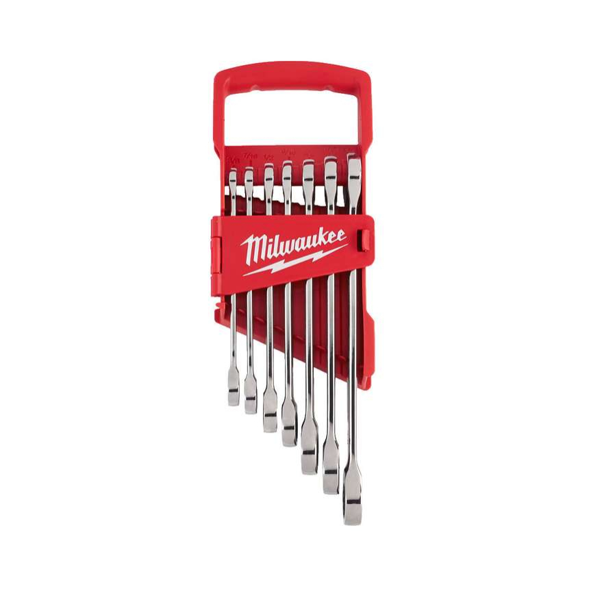 3/8 ÷ 3/4" MAX BITE™ Milwaukee 4932464995 hüvelykes racsniskulcsok. 7 darabos készlet kötésben