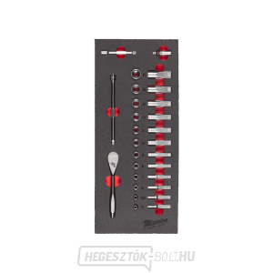 Milwaukee 1/4" 5 ÷ 15 mm Gola szett habbetétben (28 db) gallery main image