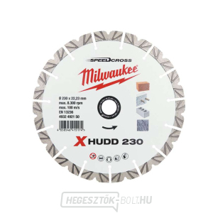 Milwaukee XHUDD 230 mm-es gyémántcsiszoló korong gallery main image