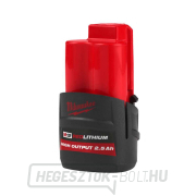 Akkumulátor Milwaukee M12 HB2.5 (12 V / 2,5 Ah), M12 REDLITHIUM, nagy teljesítményű, 4932480164 gallery main image