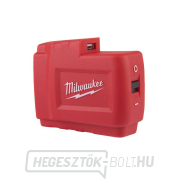 Milwaukee M18 USB PS HJ2 akkumulátoros adapter, M18 foglalat, USB 2,1A töltő, tápegység fűtött ruházathoz, 4932471597 gallery main image