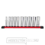 Milwaukee 3/8" hatszögletű hüvelyek 5/16 ÷ 7/8" 4932492510 - krómozott, meghosszabbított, hüvelykes (10... gallery main image