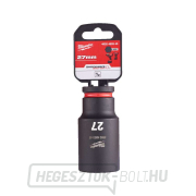 1/2" Milwaukee Shockwave™ Impact Duty 27 mm-es ütvecsavaros dugókulcs, meghosszabbított Előnézet 