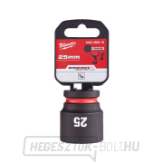 1/2" Milwaukee Shockwave™ Impact Duty 25 mm-es ütvecsavaros dugókulcs, rövid Előnézet 