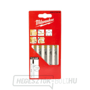 Milwaukee T 101 DP 75 x 4 mm-es fűrészlapok precíz és egyenes vágásokhoz egyenes fűrészeléshez (fa és műanyag) Előnézet 