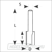 IGM M100 horonyvágó - D12x50 L92 S=12 HW Előnézet 