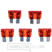 Lapos autóbiztosíték készlet MECHANIC FUSE SET 10A, 100 db SIXTOL gallery main image